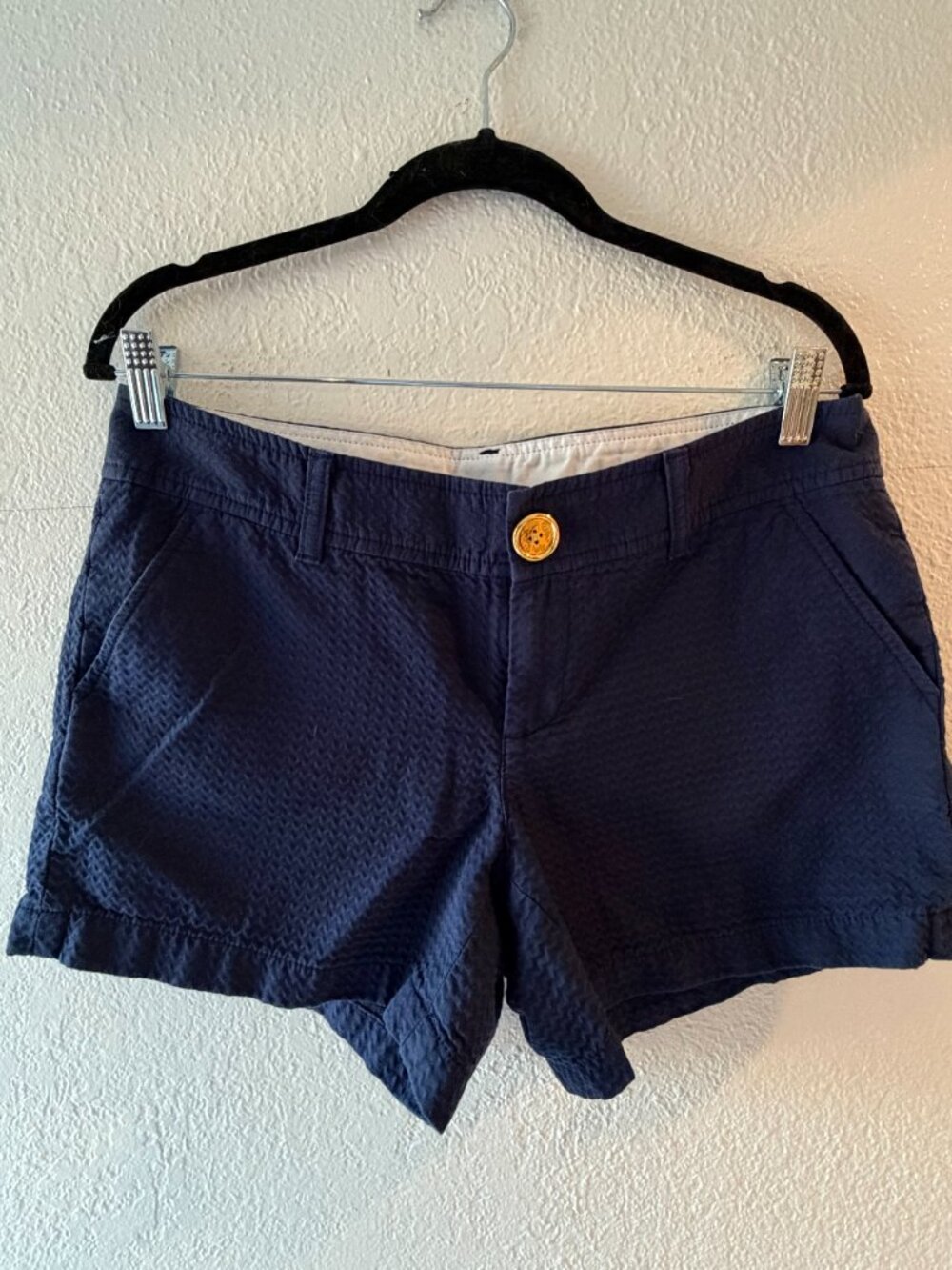 Lilly Pulitzer The Callahan Short Navy Blue, Size 8